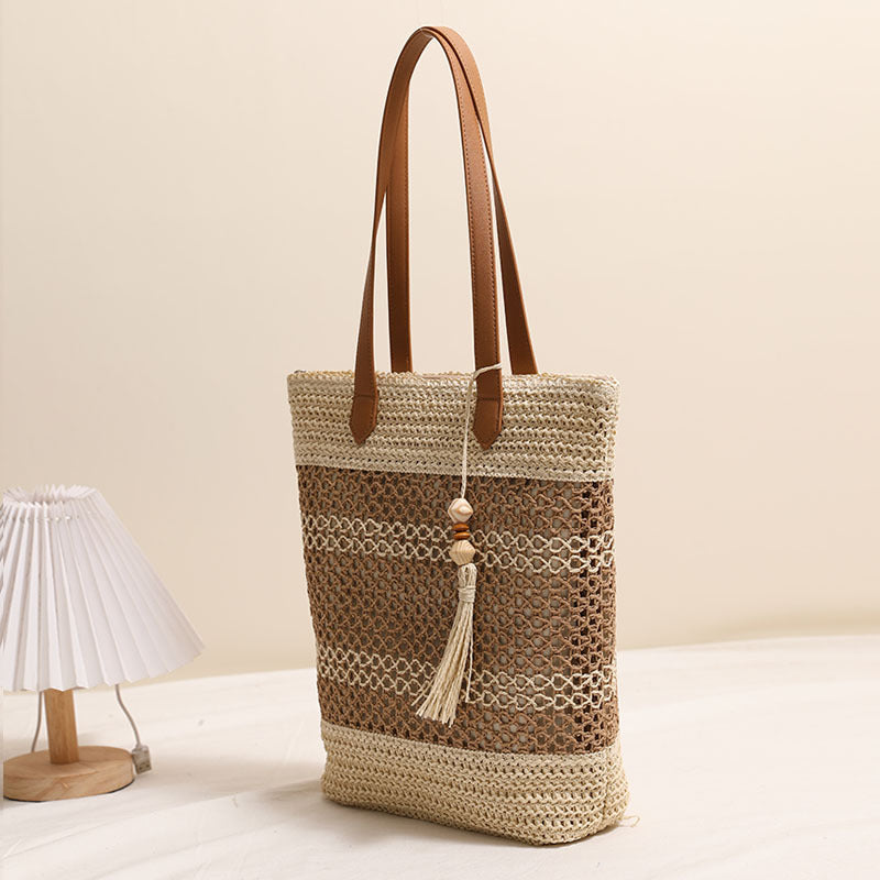 Braided Tote Bag Made From Natural Materials Kalsten