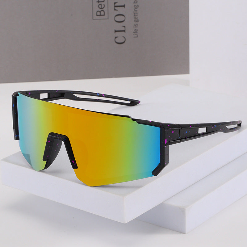 Men's Futuristic Oversized Shield Sunglasses Kalsten
