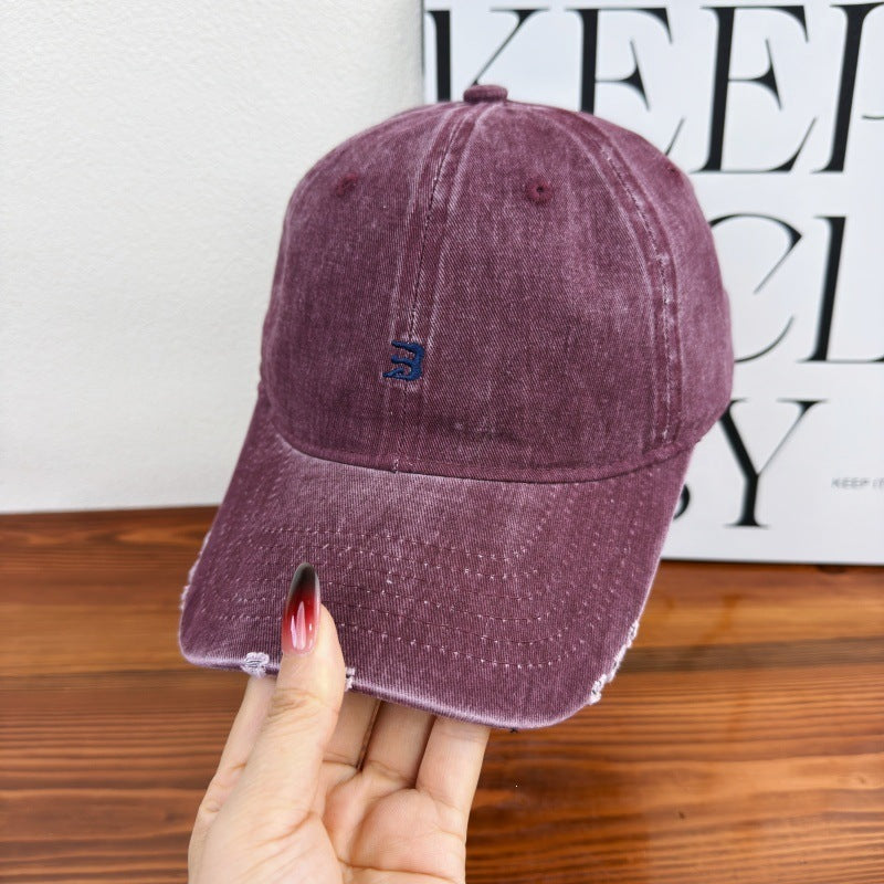Unisex Distressed Cotton Baseball Cap Kalsten 1784083761