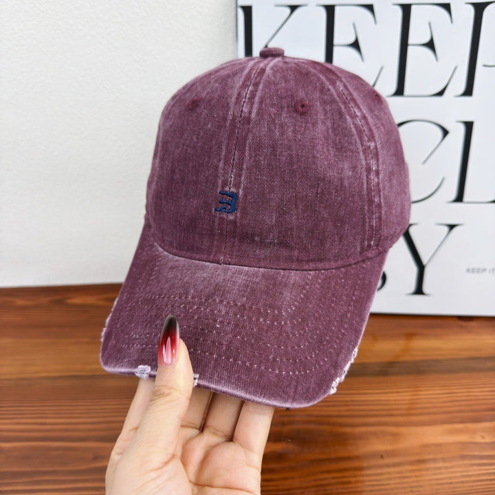 Unisex Distressed Cotton Baseball Cap Kalsten 1784083761