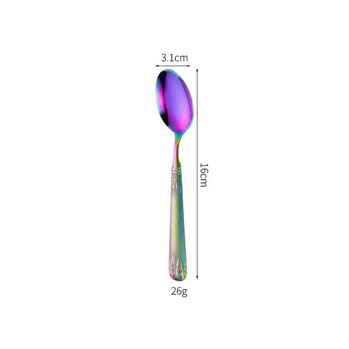 Elegant teaspoon with artistic handle design Kalsten