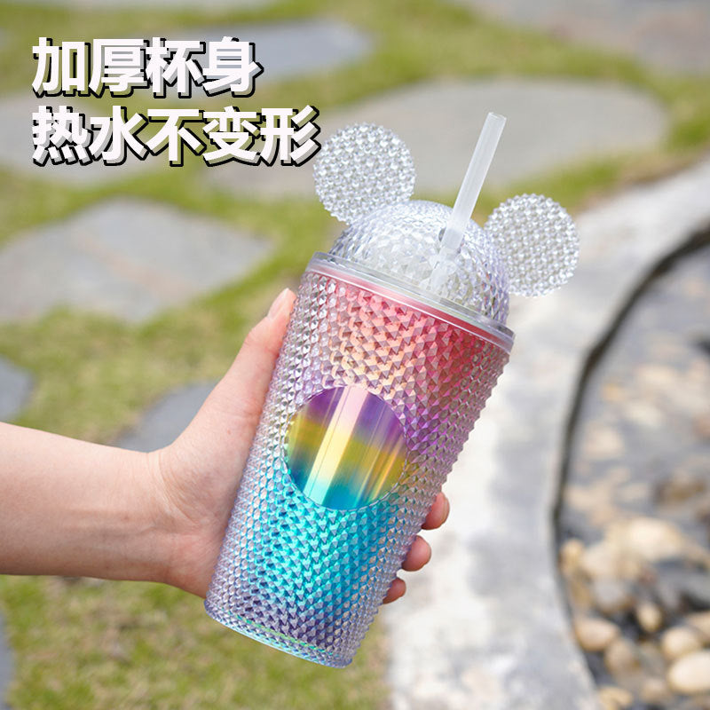 Ladies playful drinking cup with creative ears and anti-slip coating Kalsten