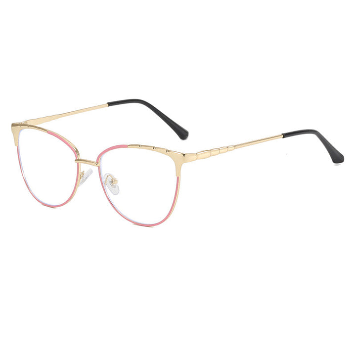 Ladies Cat-Eye Glasses with Fine Metal Accents Kalsten