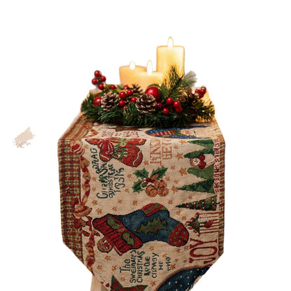 Festive Holiday-Themed Table Runner
