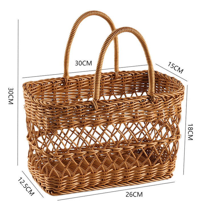 Handcrafted Woven Market Tote Kalsten