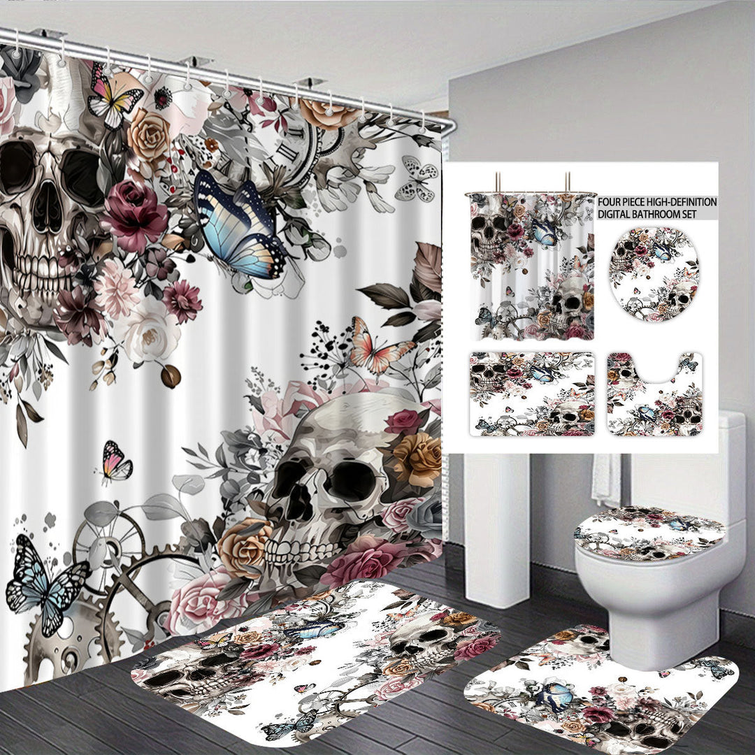 Artistic Skull Bathroom Décor Set Kalsten