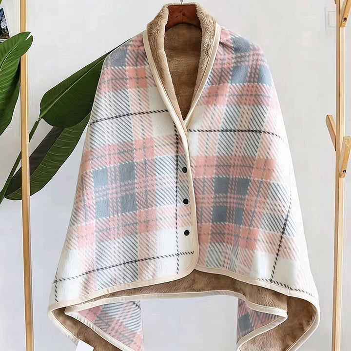 Ladies elegant warmkeeping poncho blanket Kalsten