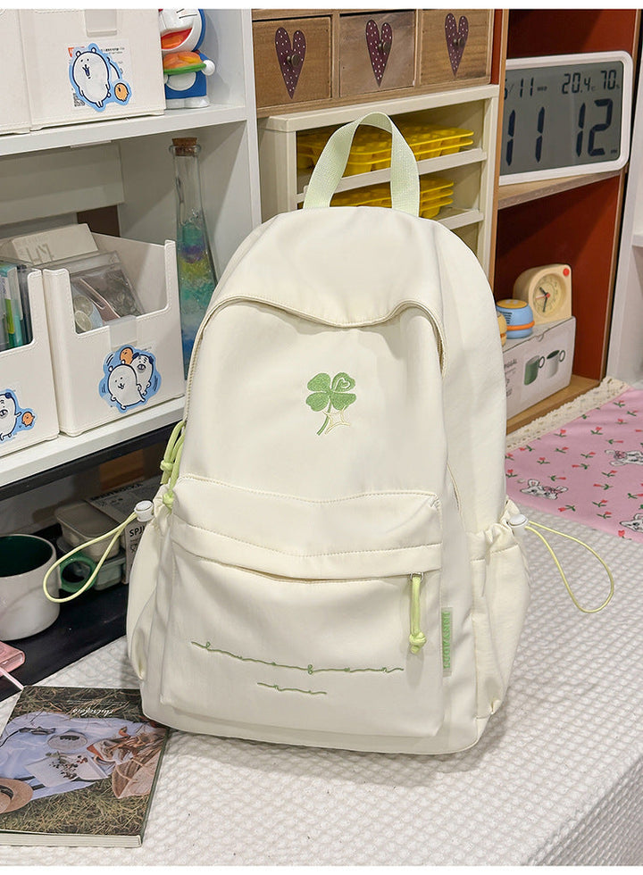 Casual Embroidered School Backpack