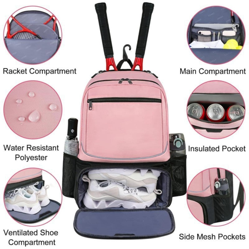 Sports Gear Backpack with Shoe Compartment Acalora