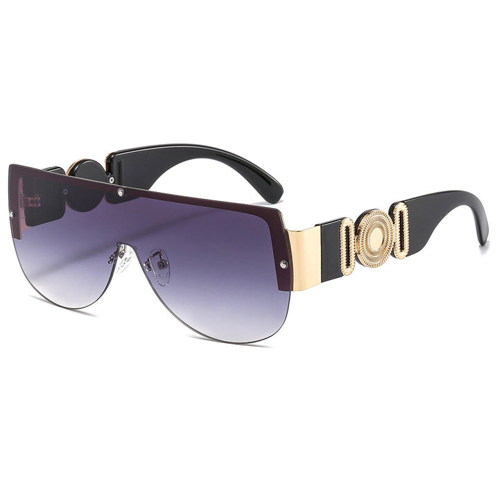 Women oversized sunglasses with luxurious gold accent Kalsten