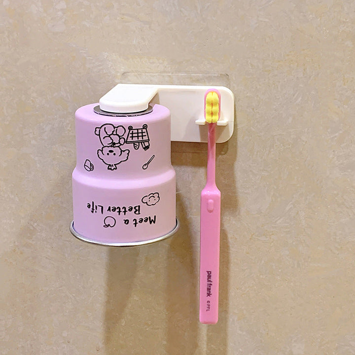 Wall-mounted toothbrush holder with cute animal design Kalsten