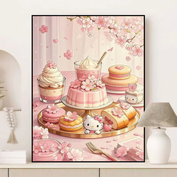 Fruity Dessert-Themed Canvas Art Print Kalsten