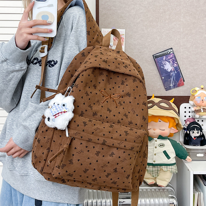 Floral-Patterned Travel Backpack Kalsten