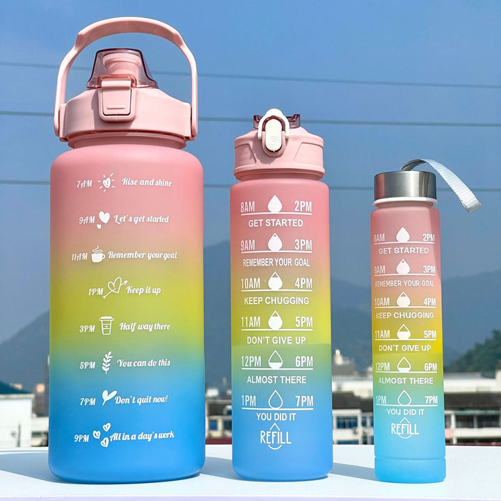 Unisex Motivating Water Bottle with Time Markings Kalsten