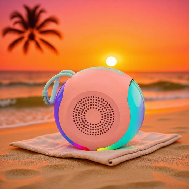 Unisex Portable Bluetooth Speaker with LED Light Effects Kalsten