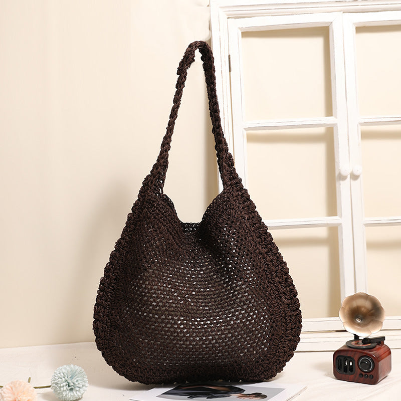 Hand-knotted net tote bag Kalsten