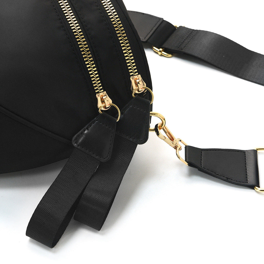 Shoulder bag with stylish check pattern and spacious compartment system Kalsten