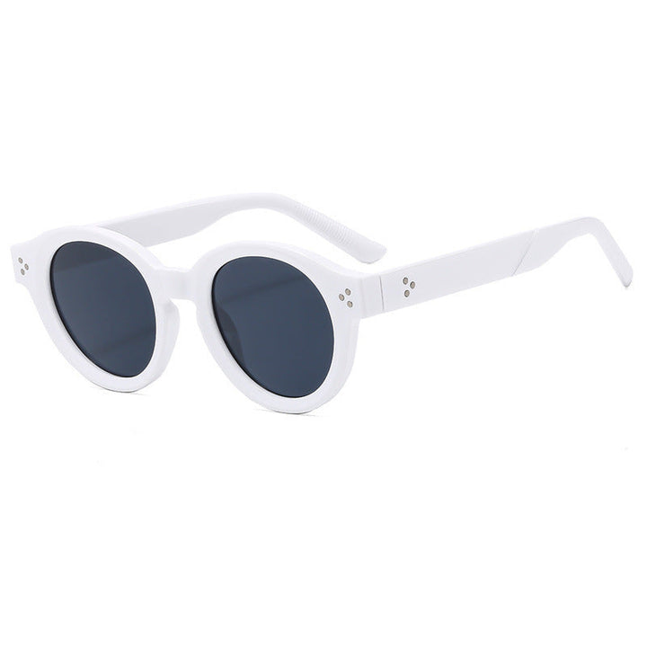 Ladies' fashionable sunglasses with clear and structured frame Kalsten