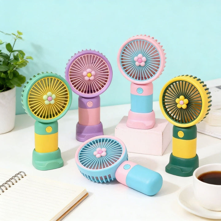 Women Colored Portable Fan Kalsten
