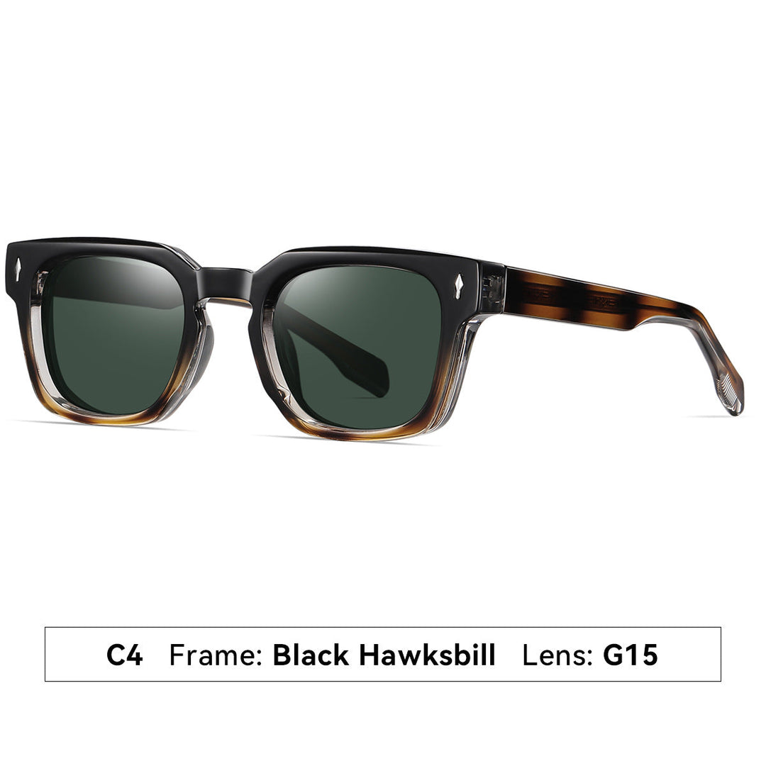 Women's fashionable sunglasses with square frame and gradient lenses Kalsten