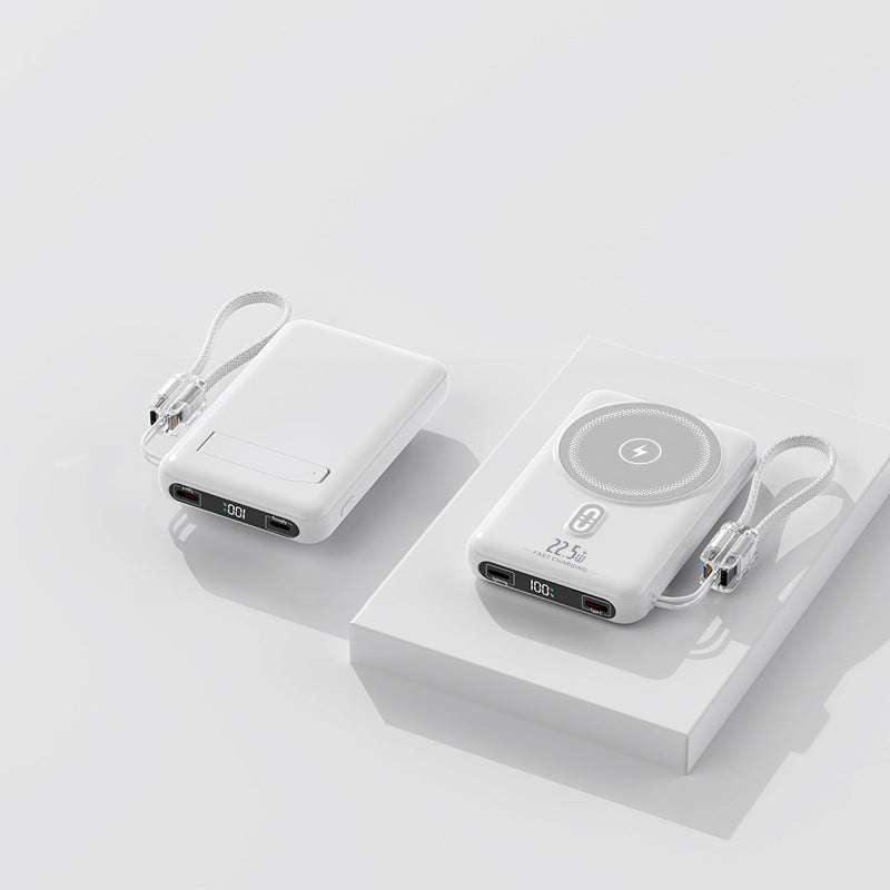 Portable power bank with inductive charging function and LED display Kalsten