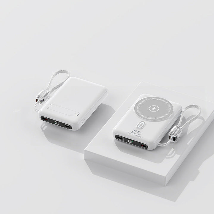 Portable power bank with inductive charging function and LED display Kalsten