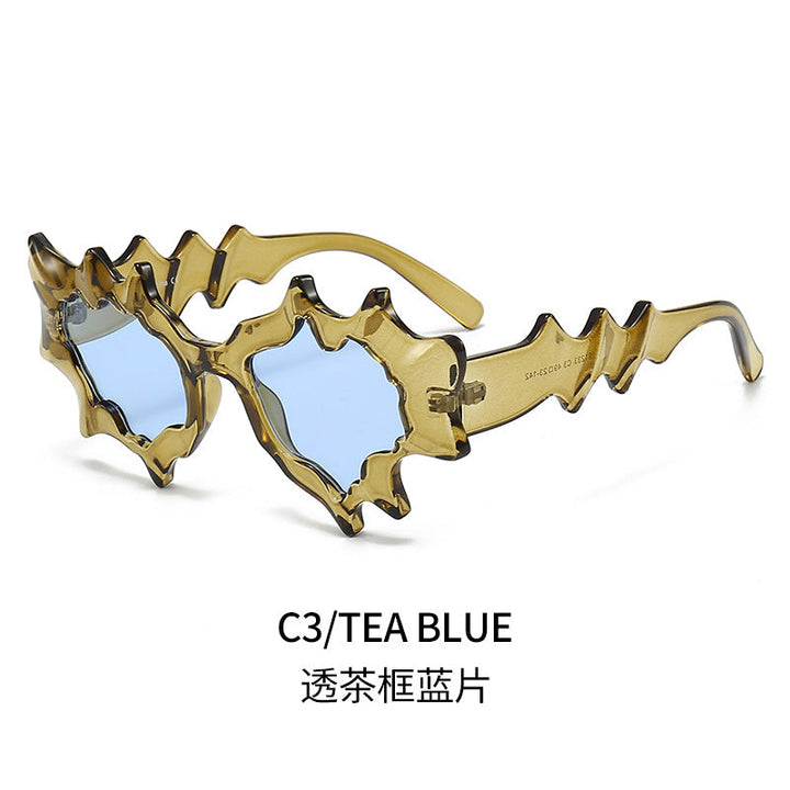 Ladies' Fashion Sunglasses in Extravagant Wave Design Kalsten