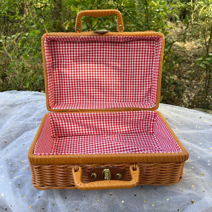 Women braided cosmetic and storage case Kalsten