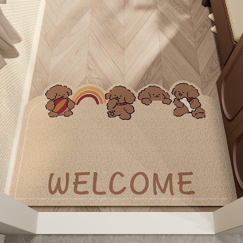 Cute Cat Themed Welcome Mat