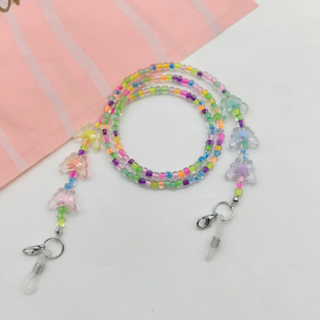 Colorful glasses holder chain with cute animal motifs Kalsten