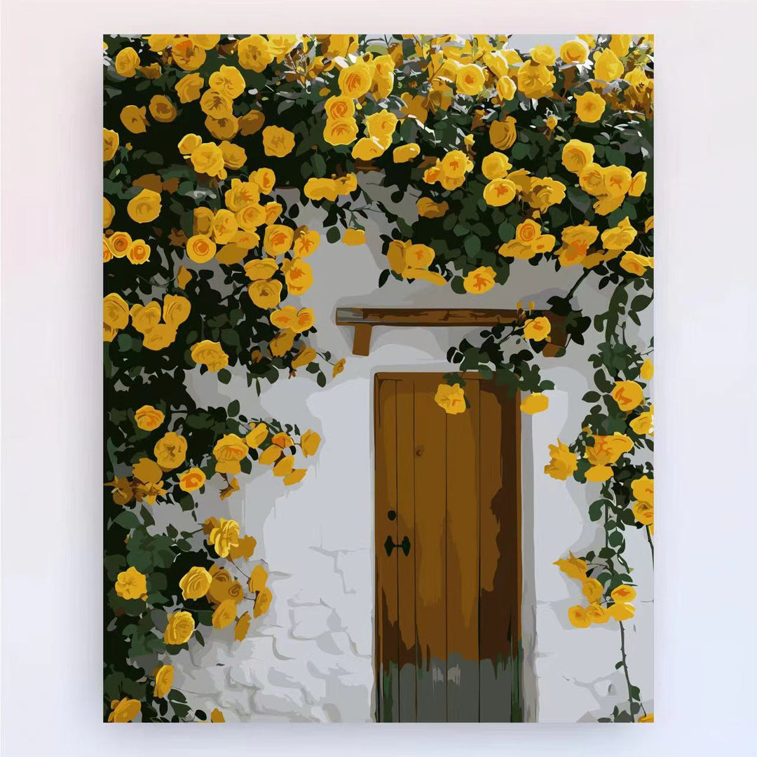 Contemporary Lotus Floral Canvas Art Print Kalsten