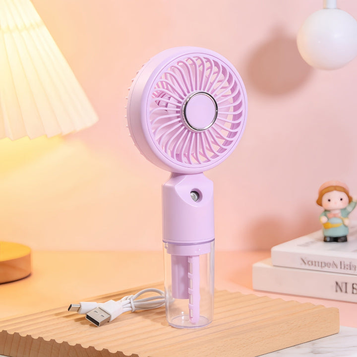 Ladies portable hand fan with spray function Kalsten