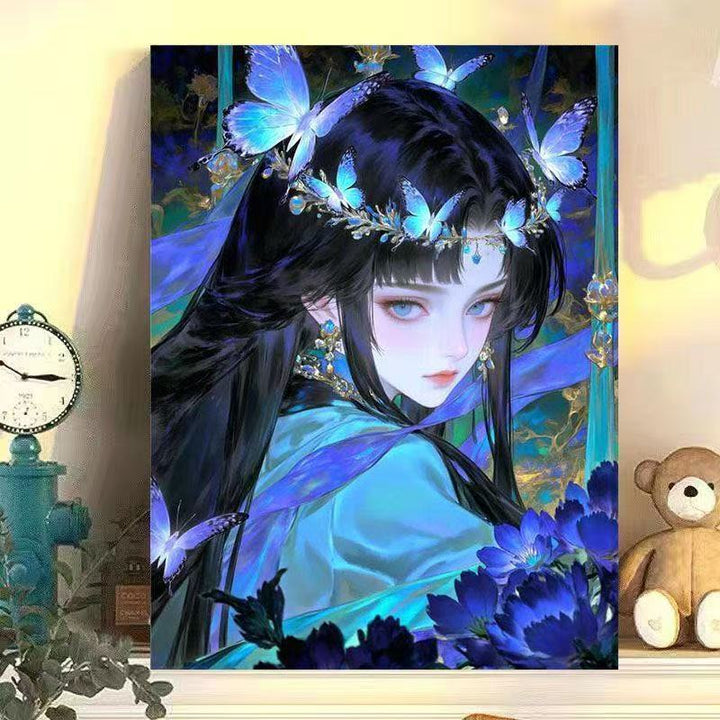 Floral Fantasy Art Canvas Print Kalsten