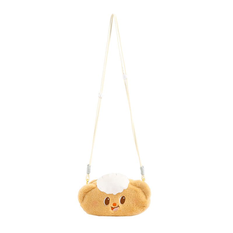 Plush Shoulder Bag with Unique Animal Motif Kalsten