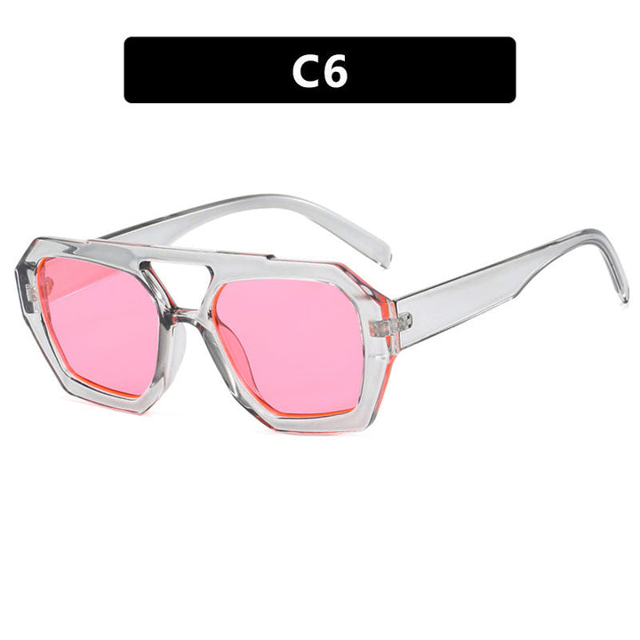 Women's oversized sunglasses in striking, octagonal design Kalsten