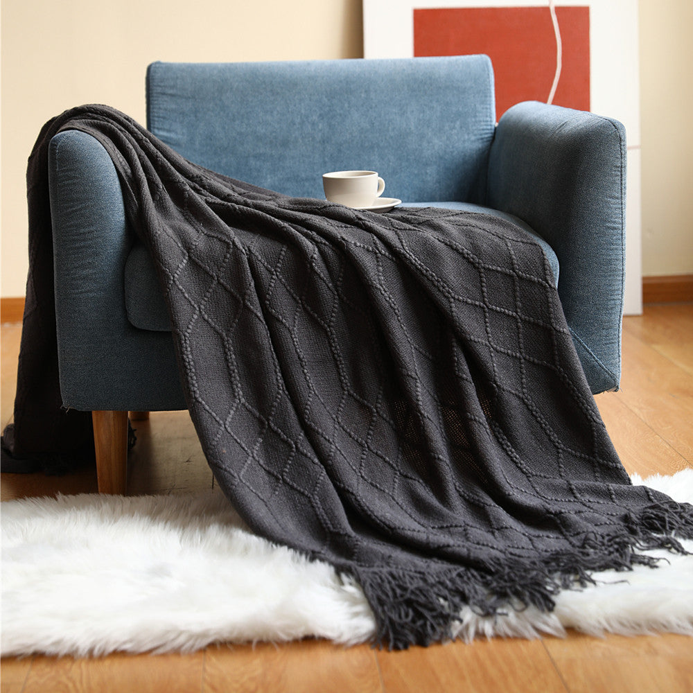 Unisex Cozy Knit Blanket