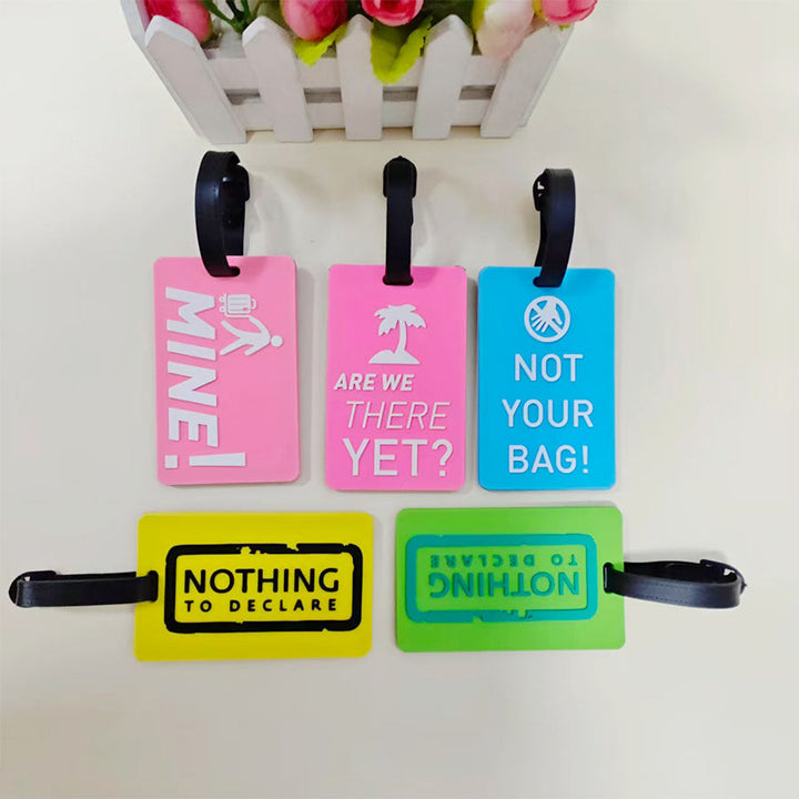 Unisex Luggage Tag with Personal Identification Message Kalsten