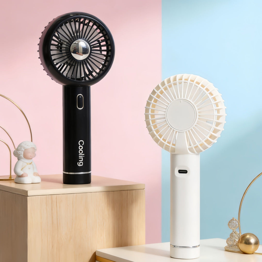 Women Portable Hand Fan with USB Charging Function and Innovative Design Kalsten