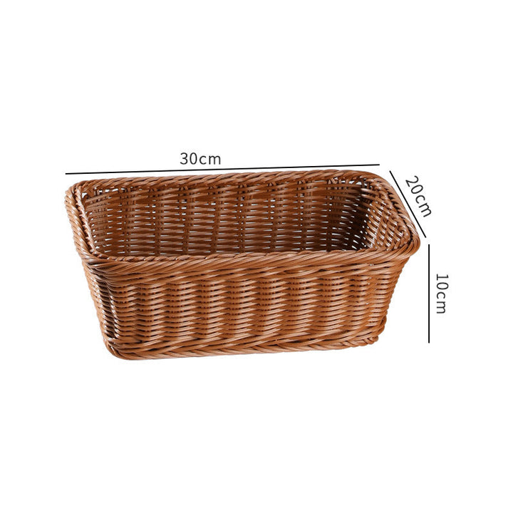 Handwoven Rustic Storage Basket with Ergonomic Design Kalsten