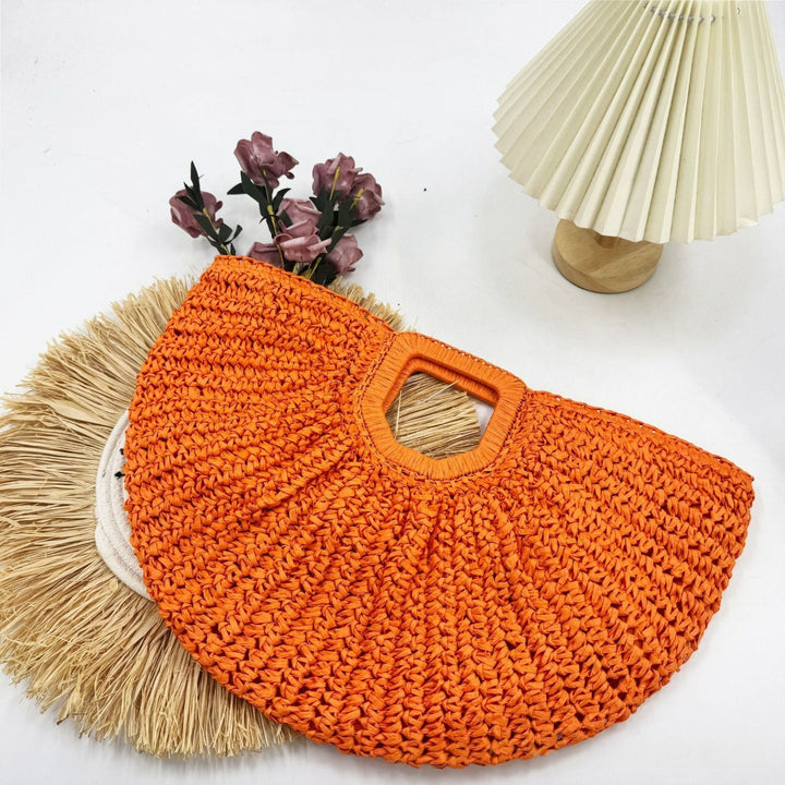 Designer Bast handbag with unique cut Kalsten