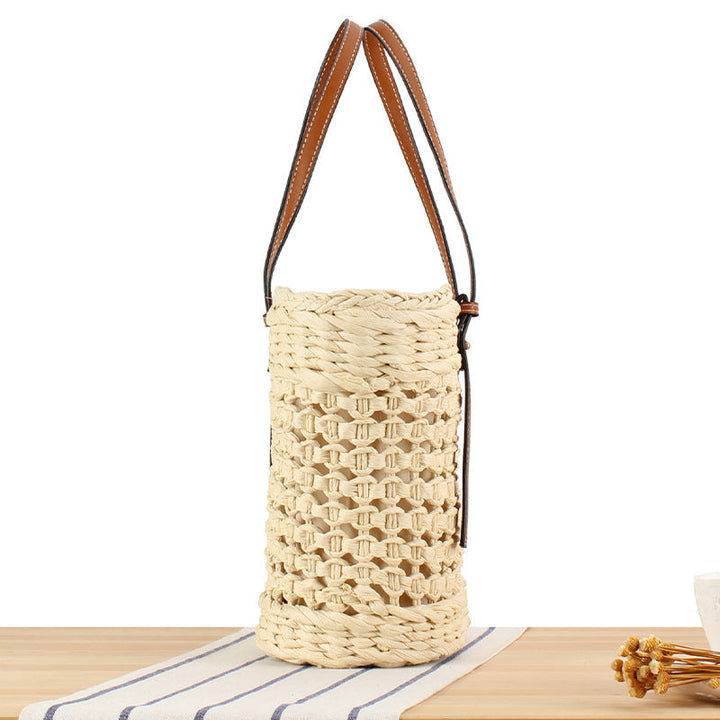 Braided tote bag with structured design Kalsten