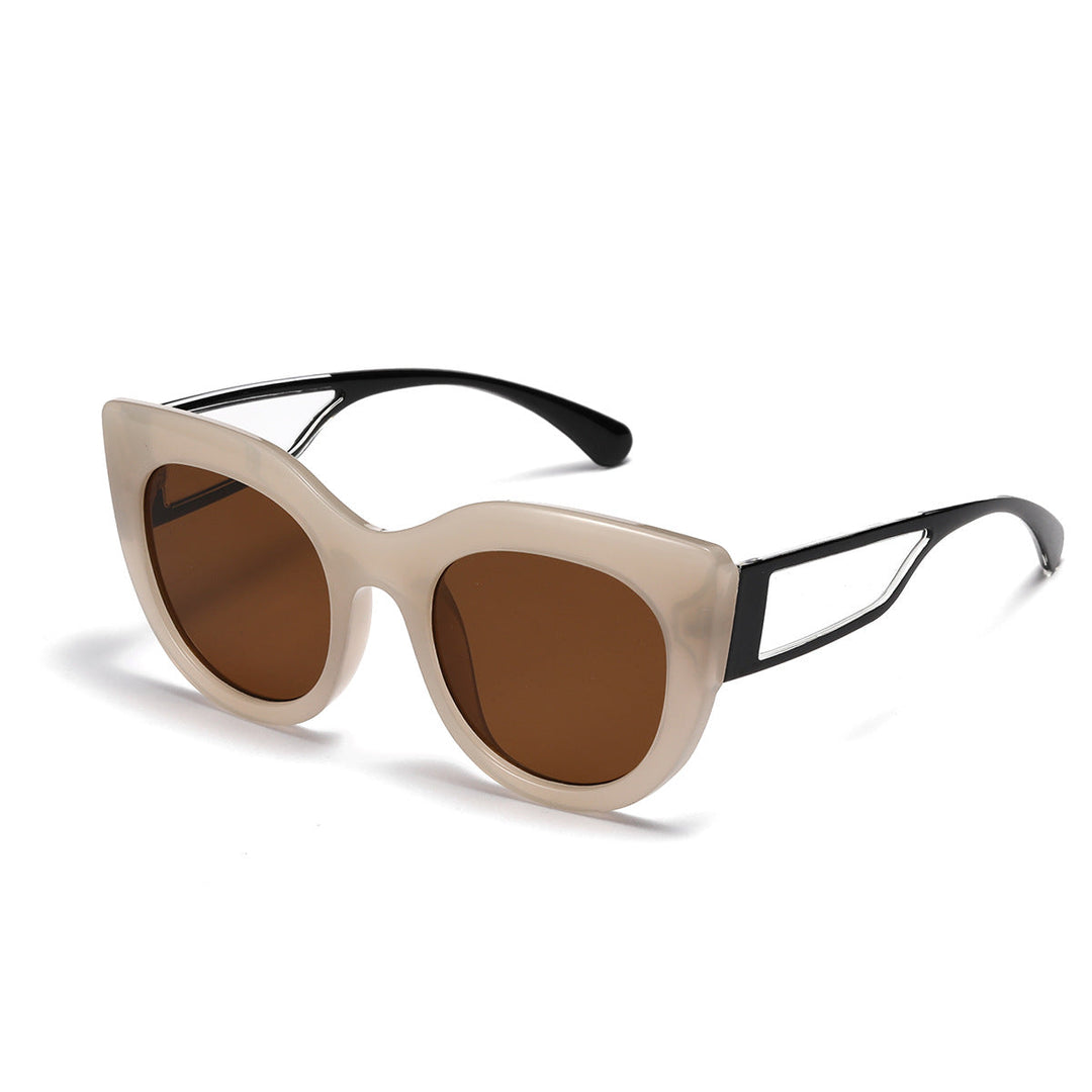 Women's fashionable cat-eye sunglasses with wide UV protection lenses Kalsten