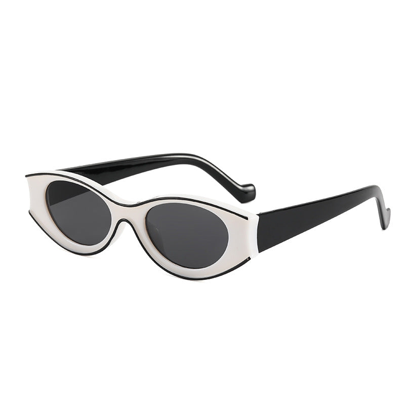Women's Cat-Eye Sunglasses with Contrasting Frame Design Kalsten