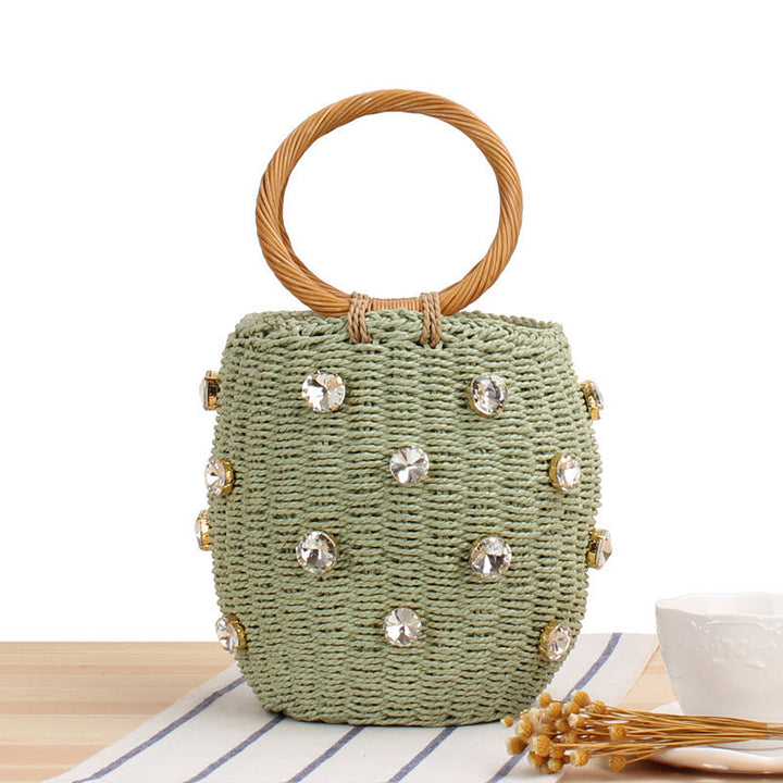 Handbag with crystal accents Kalsten