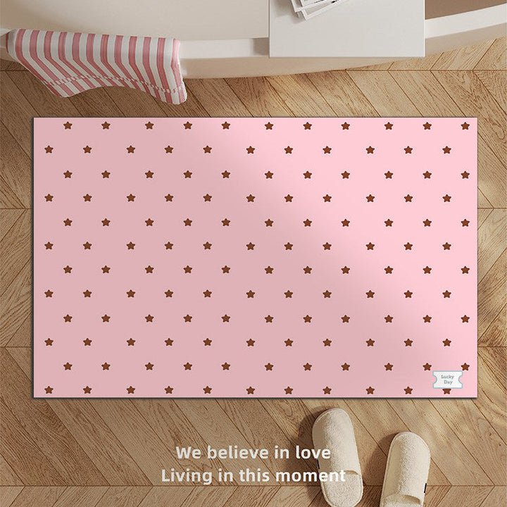Decorative Star-patterned Bath Mat Kalsten