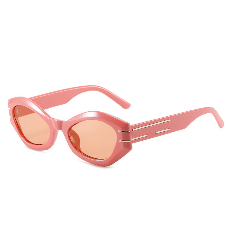 Ladies stylish designer sunglasses with unique frame construction Kalsten