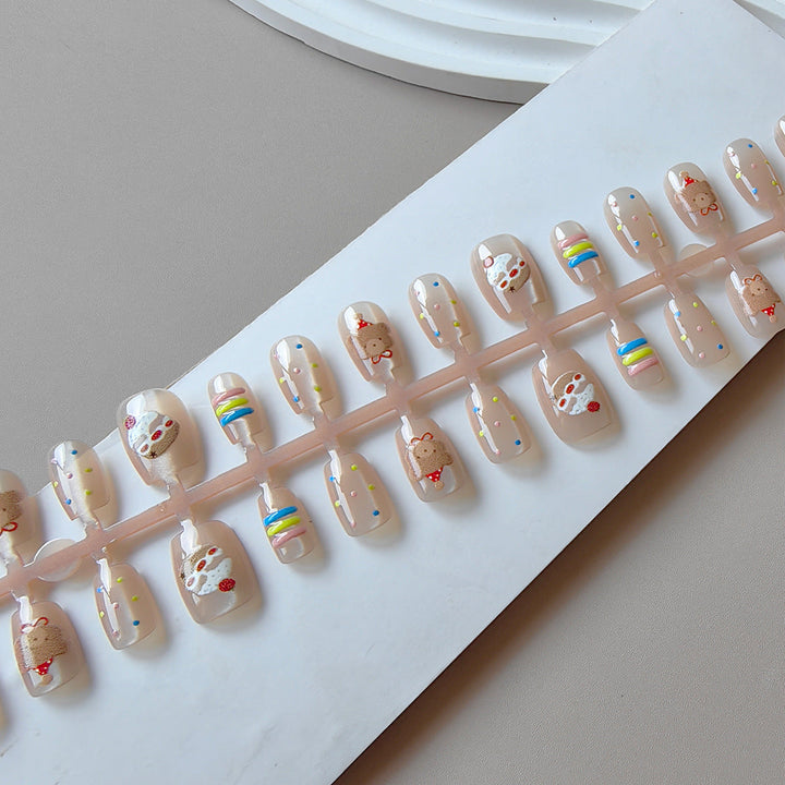 Creative Art Nail Design with Colorful Animal Design Kalsten
