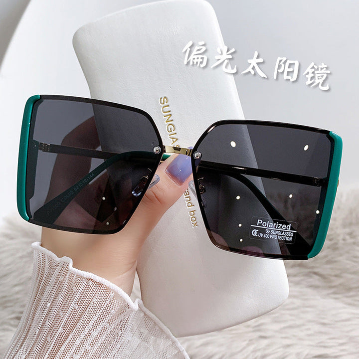 Women's polarized sunglasses with elegant oversized frame Kalsten