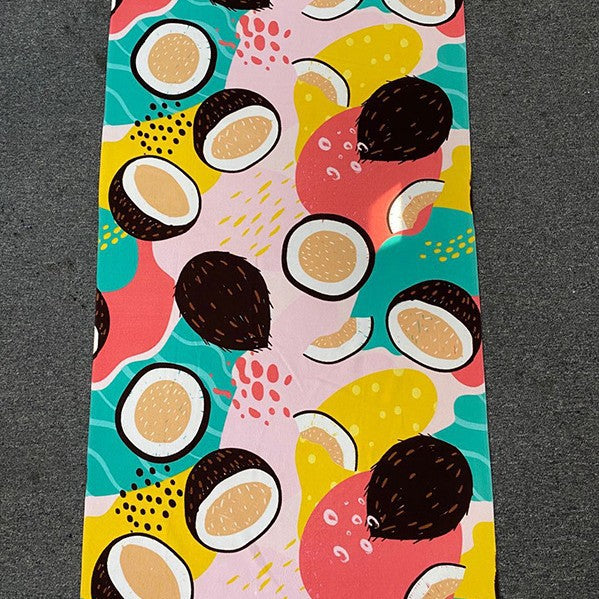 Beach towel with tropical flamingo design Kalsten