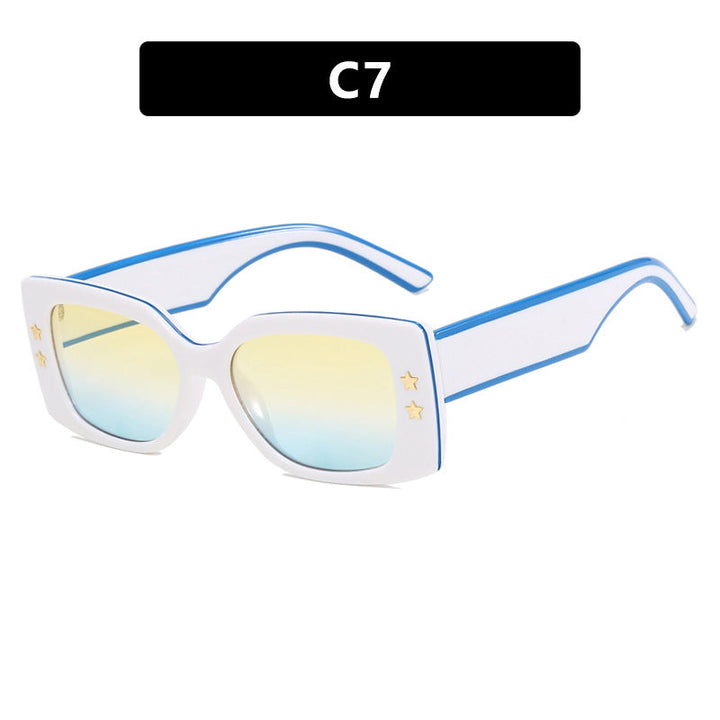 Ladies extravagant square sunglasses with stylish details Kalsten